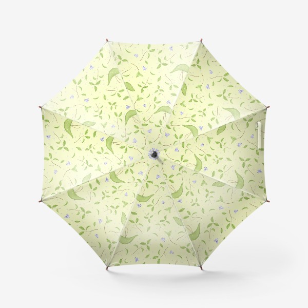 Зонт «Весенний принт с текстильными птичками»