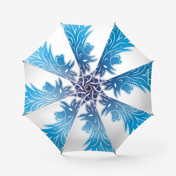Зонт «Синий петух»