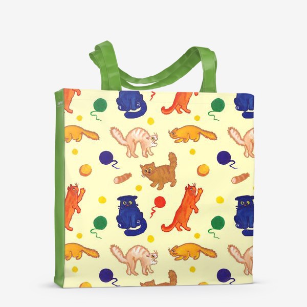 Сумка-шоппер «Разноцветные коты»