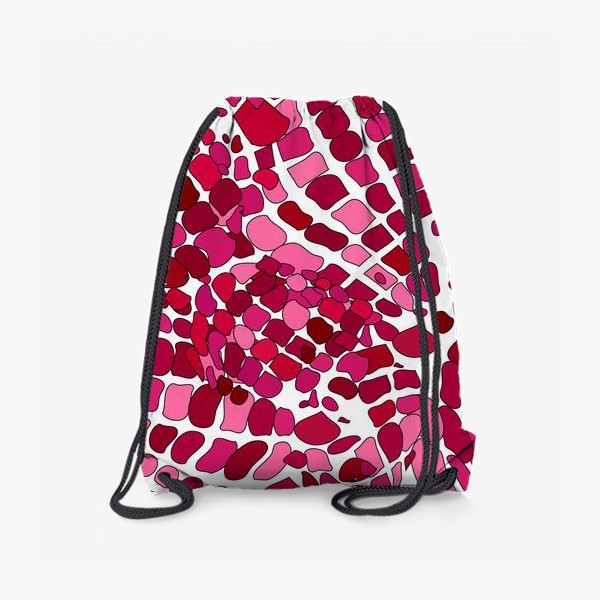 Рюкзак «Розовый абстрактный узор»
