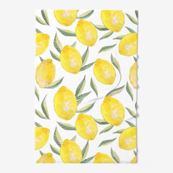 Полотенце «Паттерн с лимонами»