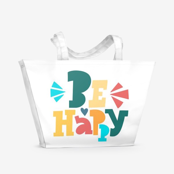 Пляжная сумка «Be Happy»