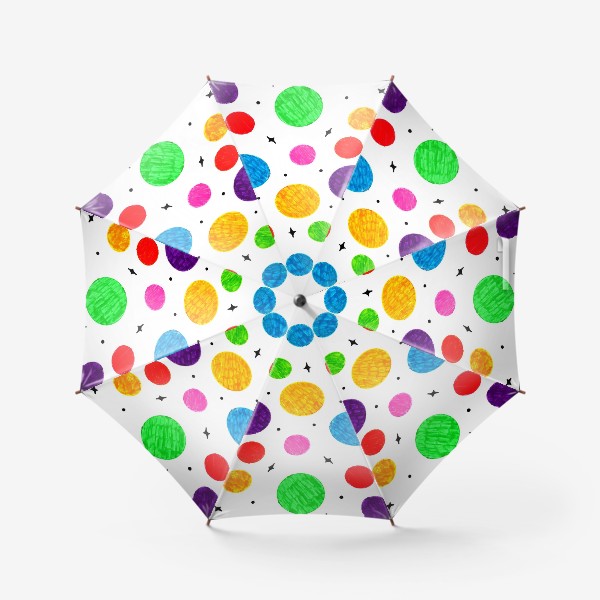 Зонт «Круги цветные»