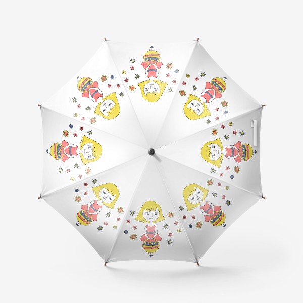 Зонт «Девочка с корзинкой»