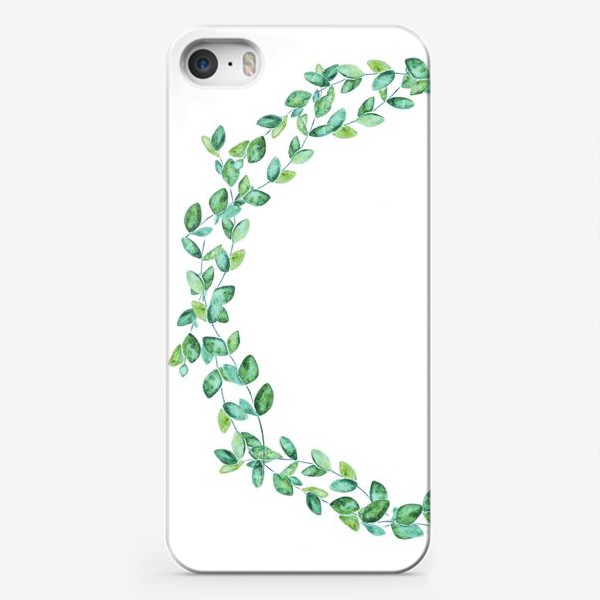 Чехол iPhone «Венок из листьев»
