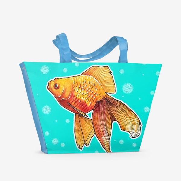 Пляжная сумка &laquo;Золотая рыбка&raquo;