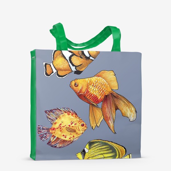 Сумка-шоппер «Аквариумные рыбки»