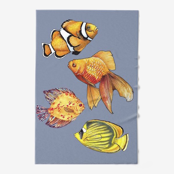 Полотенце «Аквариумные рыбки»