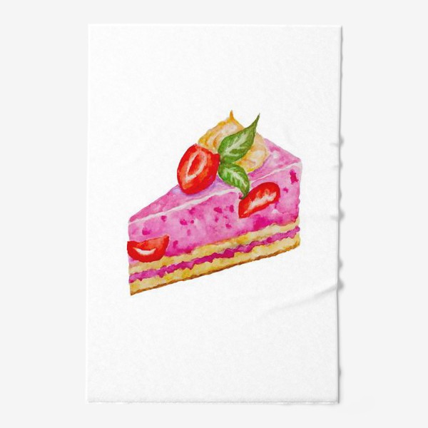 Полотенце «розовый торт»