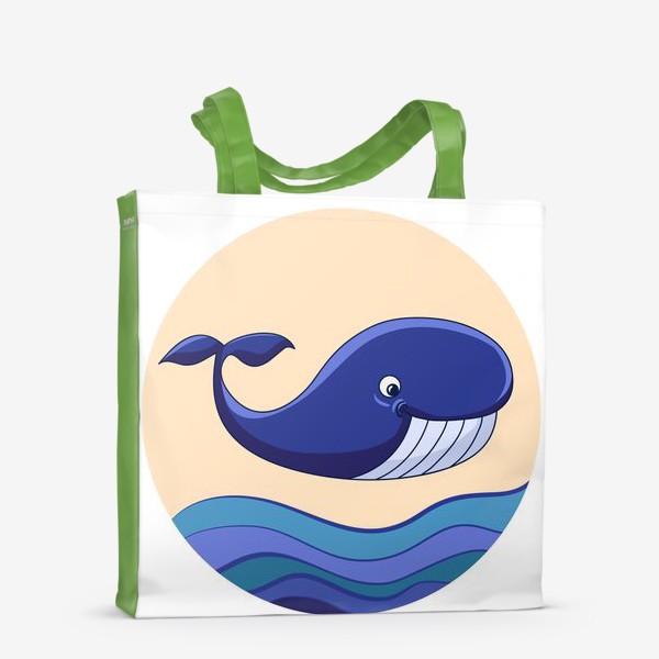 Сумка-шоппер «Весёлый кит»