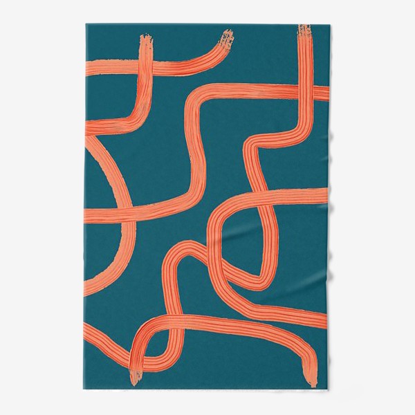 Полотенце «абстрактные линии»