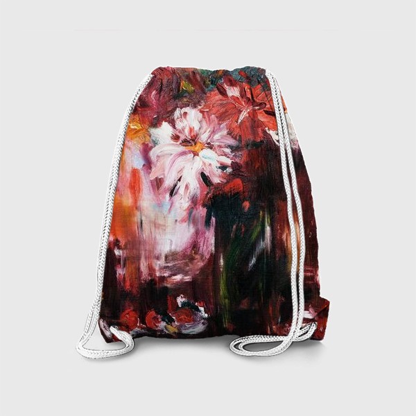 Рюкзак «алые цветы»