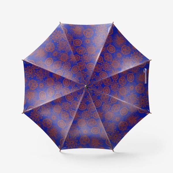 Зонт «цветочный паттерн»