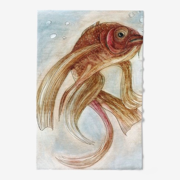 Полотенце «золотая рыбка»