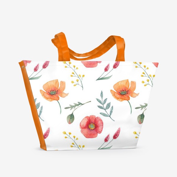 Пляжная сумка &laquo;Полевые  цветы&raquo;