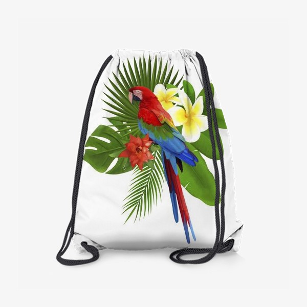 Рюкзак «Попугай Ара в пальмовых листах»