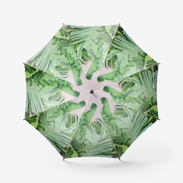 Зонт &laquo;Тропические листья Масло&raquo;