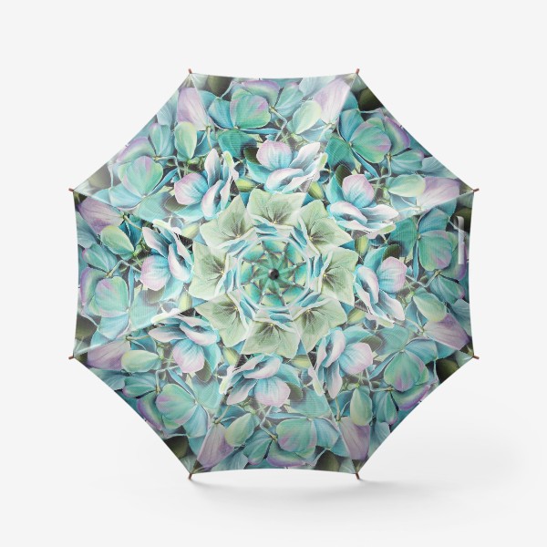 Зонт «Цветы Гортензия Масло»