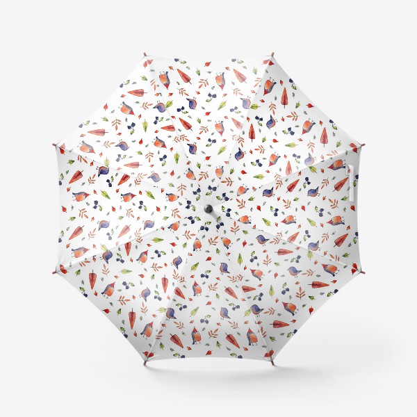 Зонт «Ягодные птички»