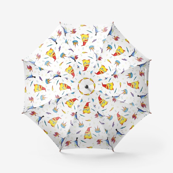 Зонт «Смешные птички »