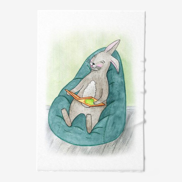 Полотенце «Читающий заяц»