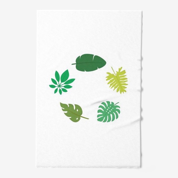 Полотенце «Тропические листья»