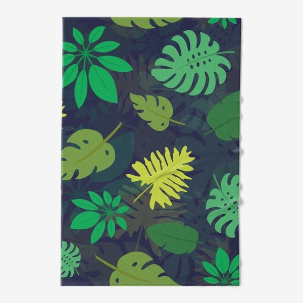 Полотенце «Паттерн с тропическими листьями №1»