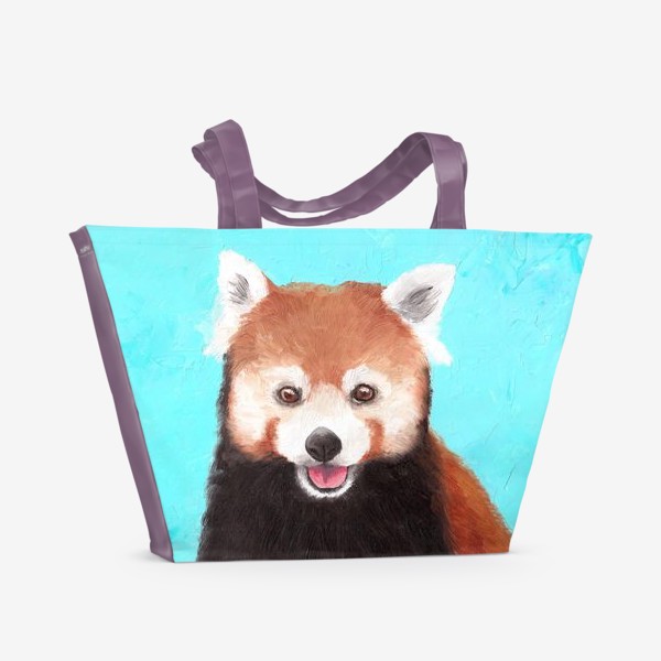 Пляжная сумка «Красная панда»