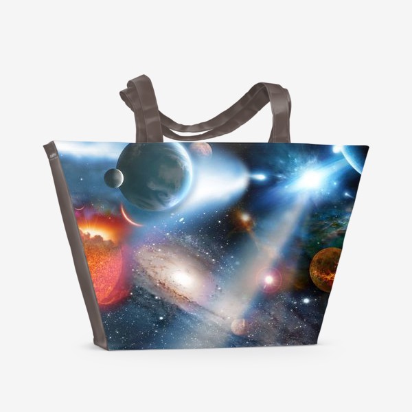 Пляжная сумка «космическая фантасмагория»