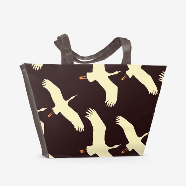 Пляжная сумка «Полет журавлей»