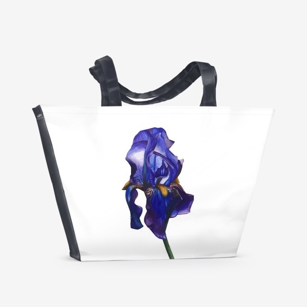Пляжная сумка «Синий Ирис»