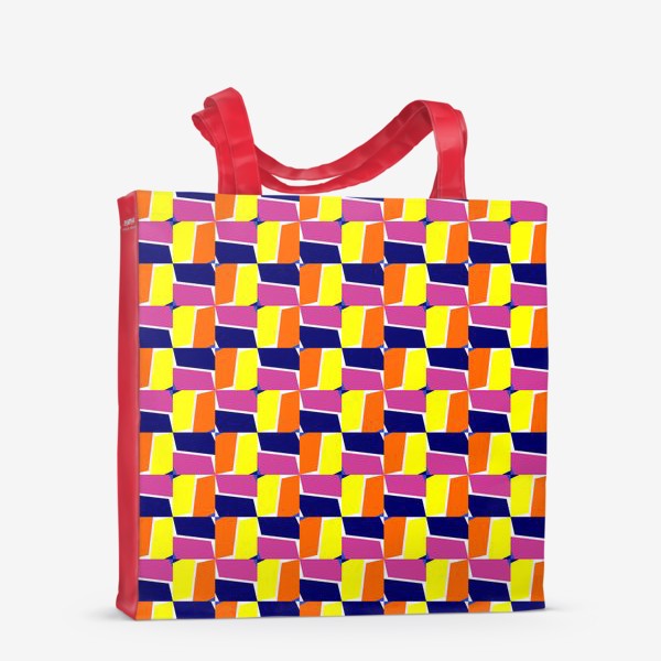 Сумка-шоппер «Геометрия, мозаика, цвет»