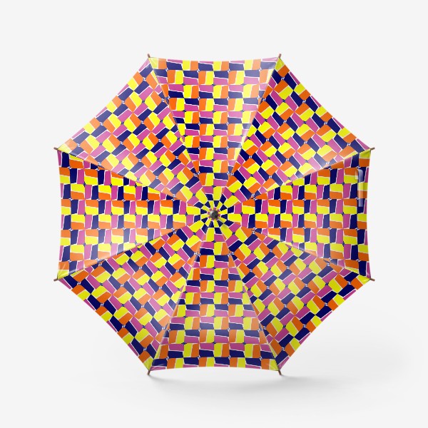 Зонт «Геометрия, мозаика, цвет»