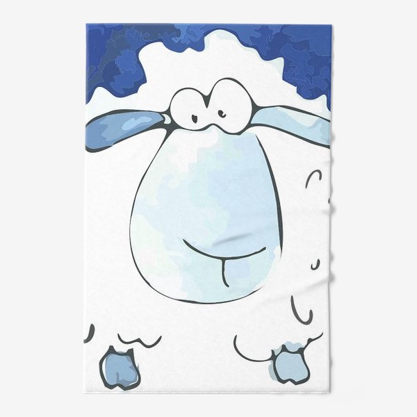 Полотенце «Кудрявая белая овечка»