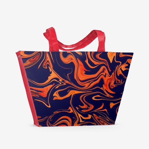 Пляжная сумка «Абстрактные волны»