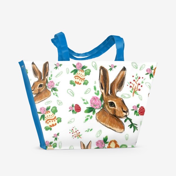 Пляжная сумка «Кролик Пасха»