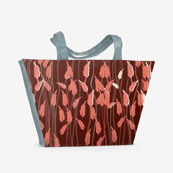 Пляжная сумка &laquo;Растения осень природа nature &raquo;