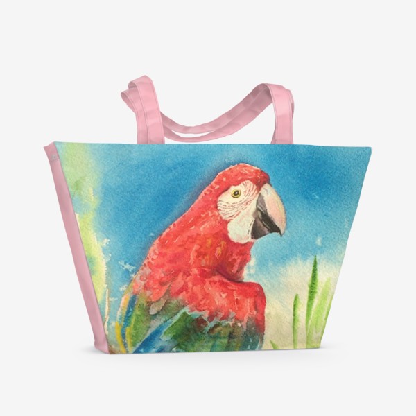 Пляжная сумка «Попугай»