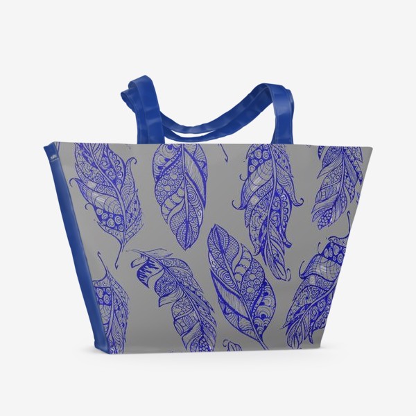 Пляжная сумка «Воздушные перья»