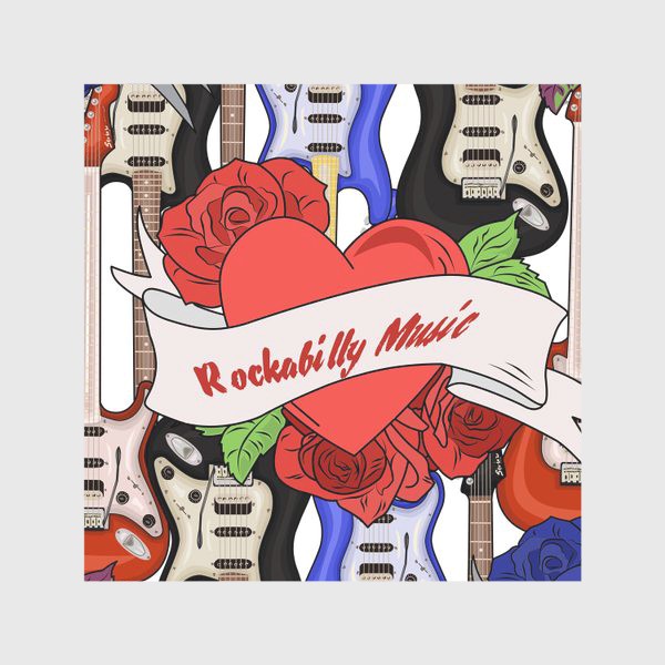 Скатерть «Rockabilly Music»