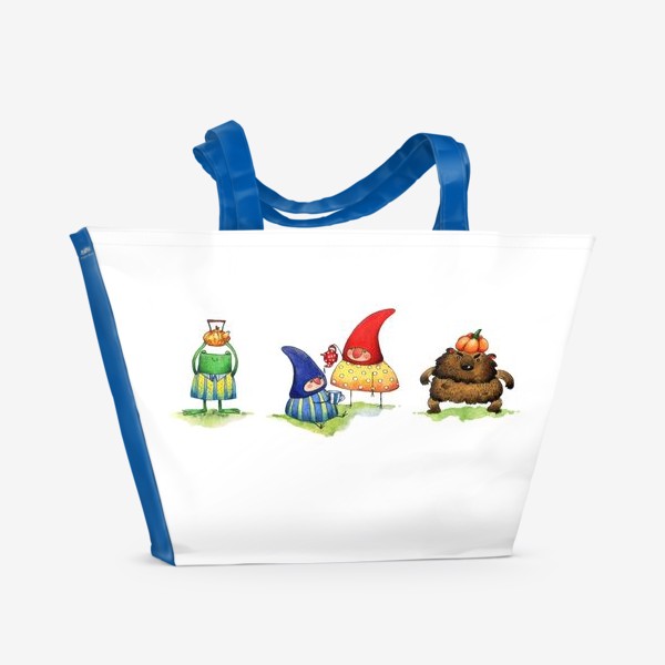 Пляжная сумка «Гномы и компания»