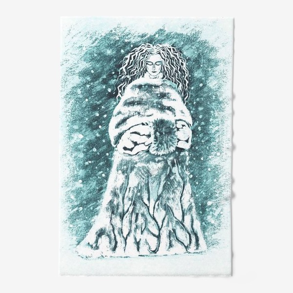 Полотенце «снежная королева»