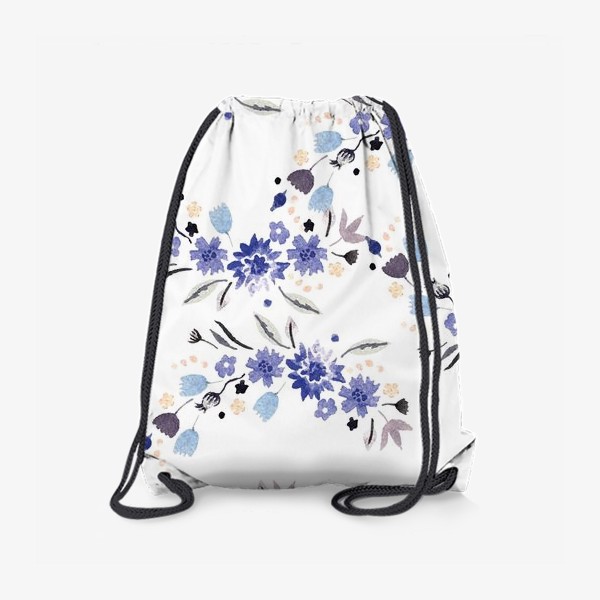 Рюкзак «Весенние синие цветы»
