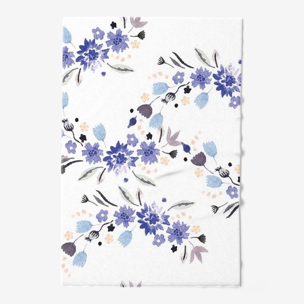 Полотенце &laquo;Весенние синие цветы&raquo;
