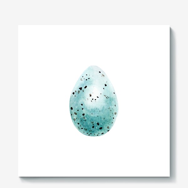 Холст «Акварельное пасхальное яйцо»