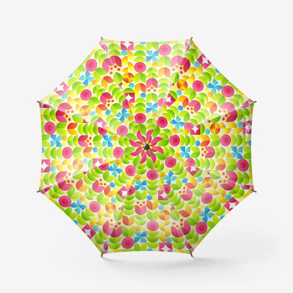 Зонт «Геометричные цветы»