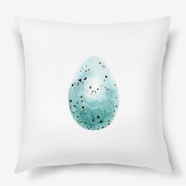 Подушка «Акварельное пасхальное яйцо»