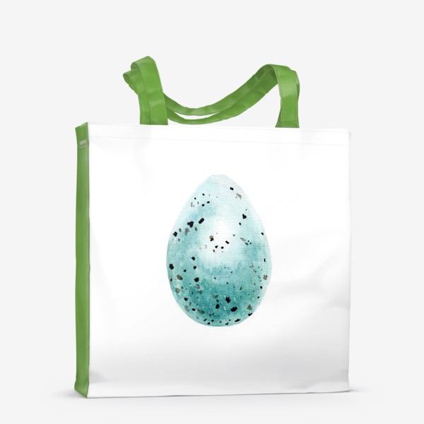 Сумка-шоппер «Акварельное пасхальное яйцо»