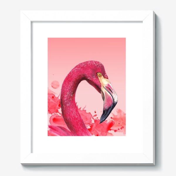 Картина «Розовый фламинго»