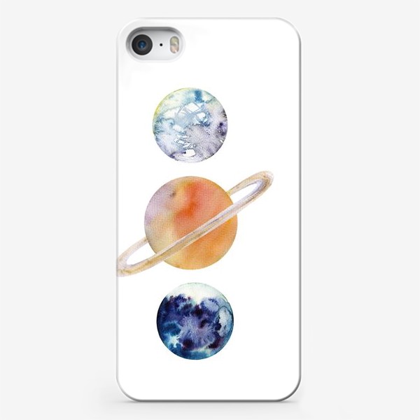 Чехол iPhone «Сатурн и его луны»